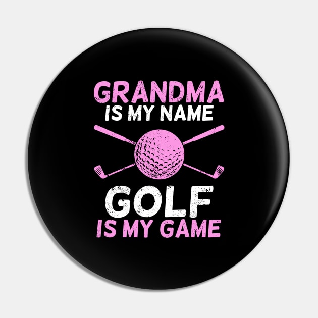 Grandma Golfing Grandmother Golfer Gift Pin by Dolde08