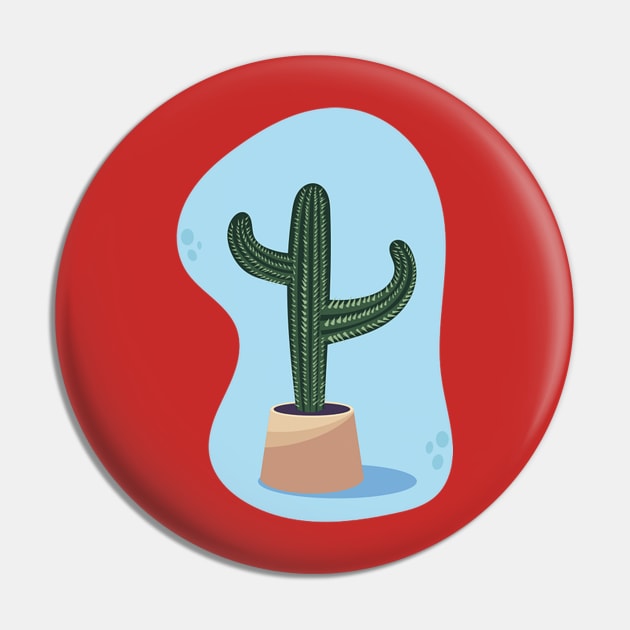 Cactus Pin by Gnawtees