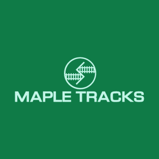 Maple Tracks Light Green Logo T-Shirt