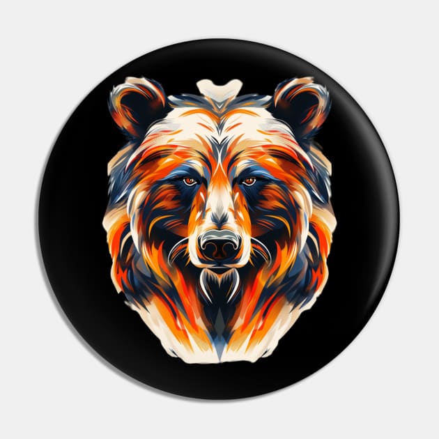 Grizzly Bear Endurance Pin by BoazBerendse insect