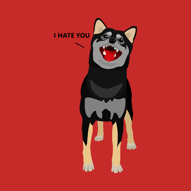 Black Shiba Inu by MushroomEye