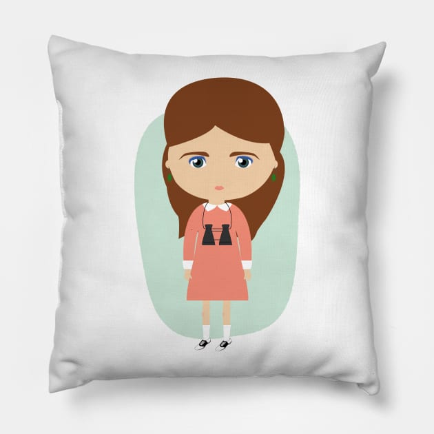 Suzy Bishop de Moonrise Kingdom Pillow by Creotumundo