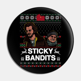 retro sticky bandits ugly sweater from vintage movie Pin