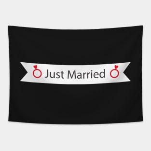 Just Married, Wife And Hubs, Couples Tapestry