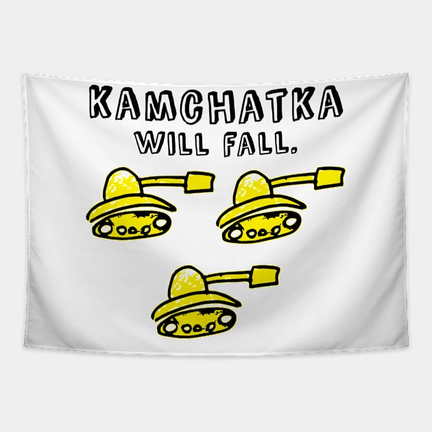 Kamchatka will fall (yellow army) Tapestry by LiveForever