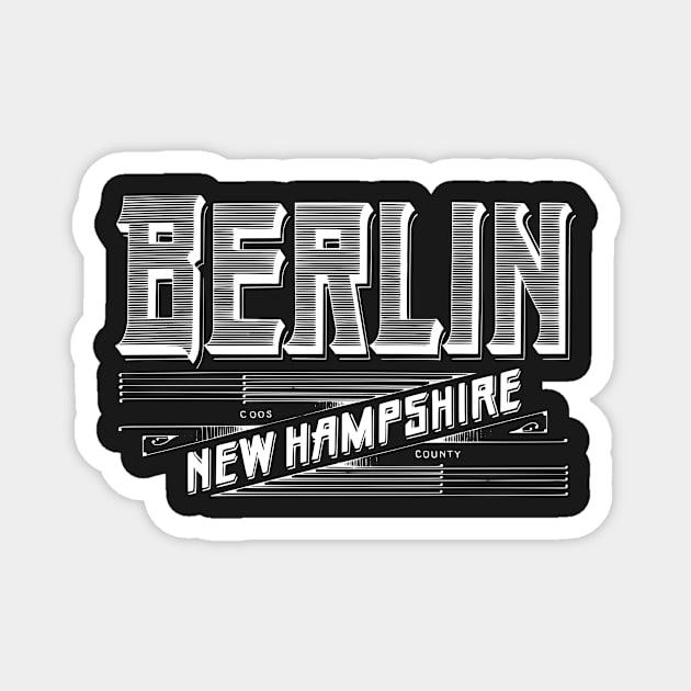 Vintage Berlin, NH Magnet by DonDota