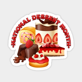 National Dessert Month Magnet