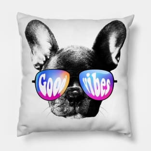 Frenchie Good vibes Pillow