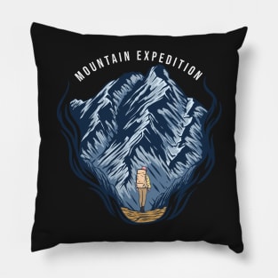 High Mountain Expeditions and adventures Pillow