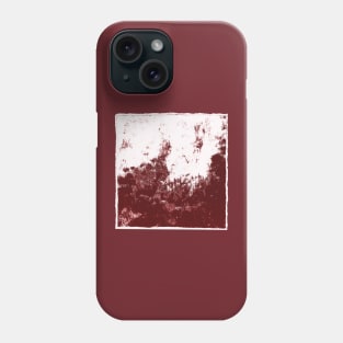 Citywave through Window in Maroon and Cranberry with White foam Phone Case