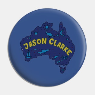 AUSSIE MAP JASON CLARKE Pin