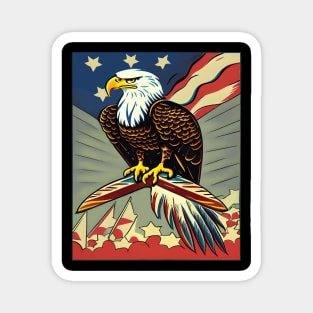 American Eagle Warrior Magnet