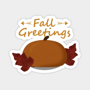 Fall Greetings Magnet