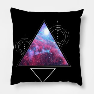 space triangle Pillow