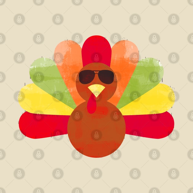 Thanksgiving Turkey with Sunglasses by MidnightSky07