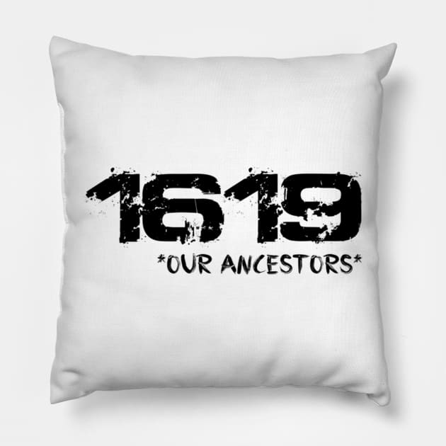 project 1619 Our Ancestors T-Shirt Pillow by Frekadella