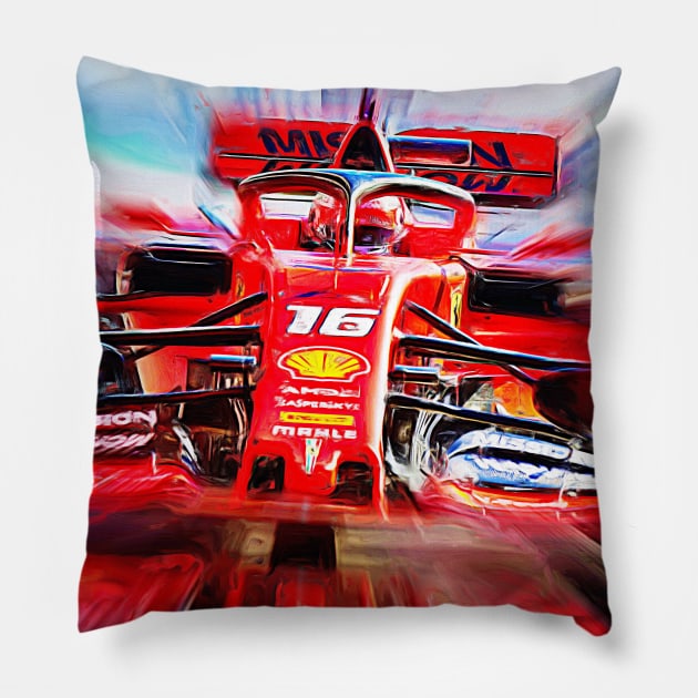 Charles Leclerc Pillow by DeVerviers