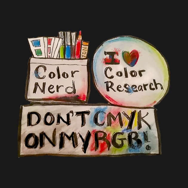 True Color Nerd - Button, protector and sign by artoflee