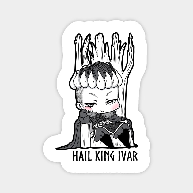 Hail king ivar Magnet by milbethmorillo