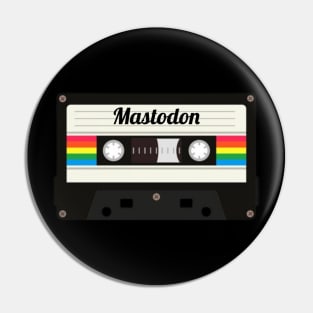 Mastodon / Cassette Tape Style Pin