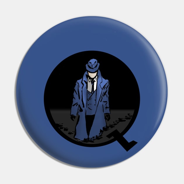 Curious Faceless Man Pin by HolmesIsMissing