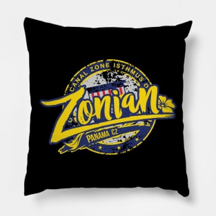 Zonian Panama Canal Zone Pillow