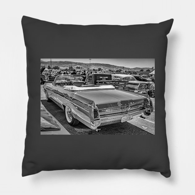 1963 Buick LeSabre Convertible Pillow by Gestalt Imagery