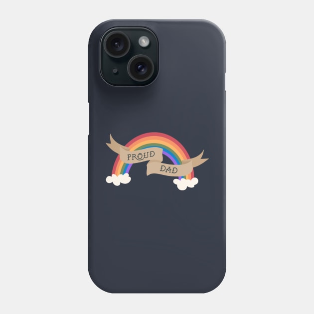 Proud Dad Phone Case by Ollie Day Art