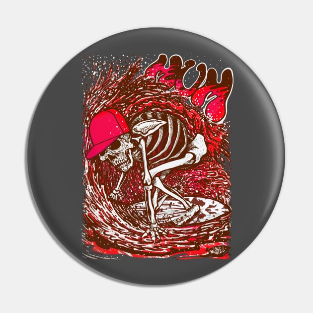 Surfer Skeleton by miskedesign Pin by miskel