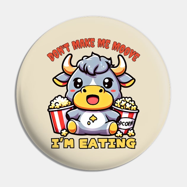 Popcorn cow with a moo Pin by Japanese Fever