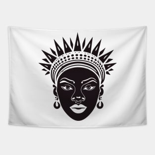 African Queen Crown Tapestry