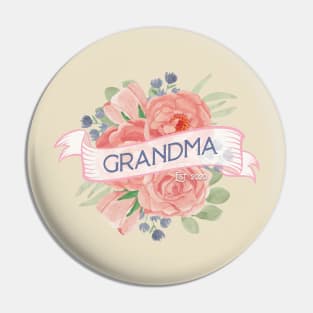 Grandma Est. 2020 Pin