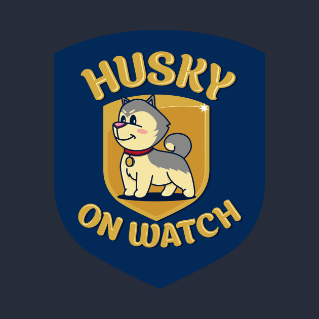 Husky on Watch by Bubsart78