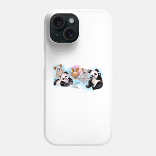 Panda family Phone Case