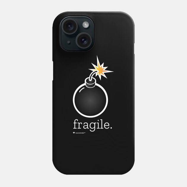 Fragile... but in white. Phone Case by neurominded