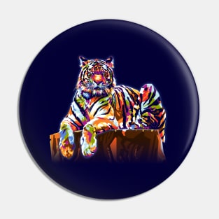 Colorful Tiger Pin