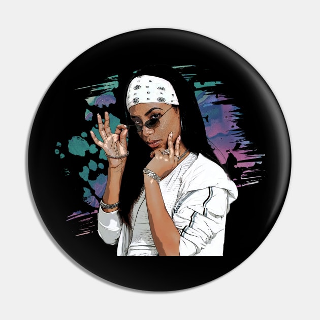 Street but Sweet Style Aaliyahs R&B Queen Couture Threads Pin by WildenRoseDesign1