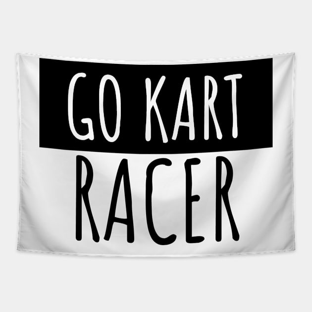 Go kart racer Tapestry by maxcode