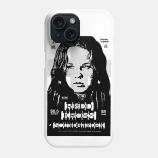 1987 Grunge Concert Poster Phone Case