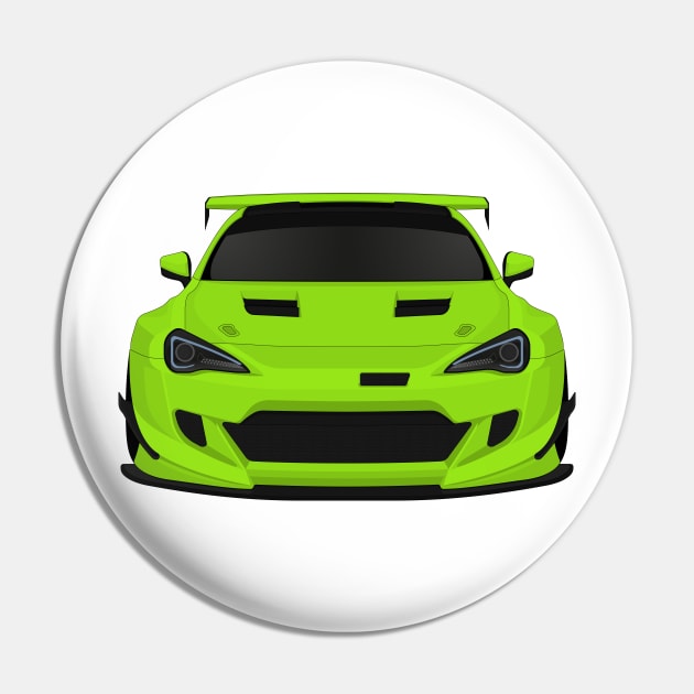 GT86 widebody Lime Pin by VENZ0LIC