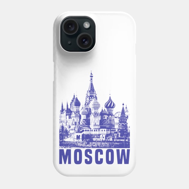 Moscow Phone Case by Den Vector