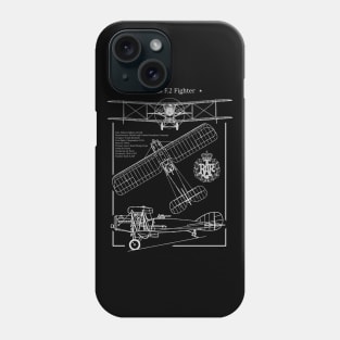 Bristol F.2 Fighter BluePrint Phone Case