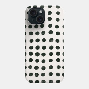 Black dots Phone Case