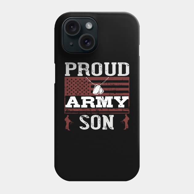 Proud army son Phone Case by bakmed