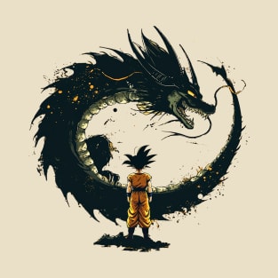 shenron and goku T-Shirt