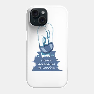 Poor Polar Bear Learn Acrobatics to Survive on The Small Iceberg Phone Case