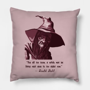 A Witch Next Door Pillow