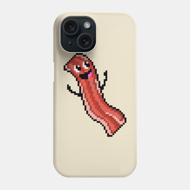 Pixel Bacon Phone Case by DaTacoX