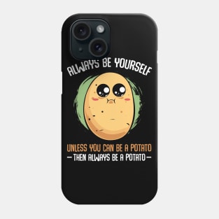 Potato - Always Be Yourself Unless You Can be A Potato Phone Case