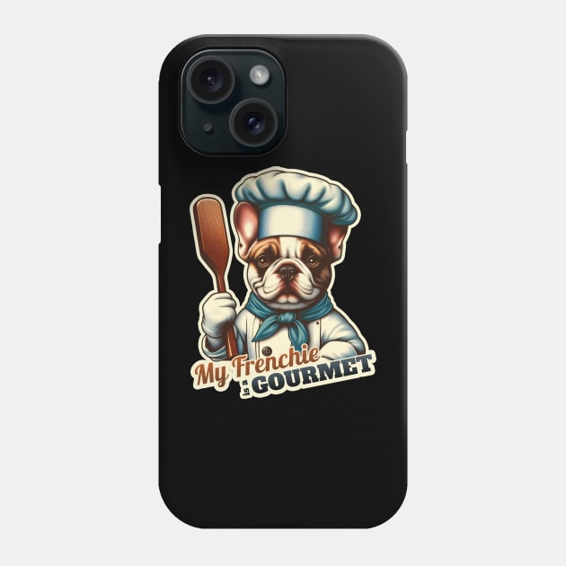 Chef french bulldog Phone Case by k9-tee